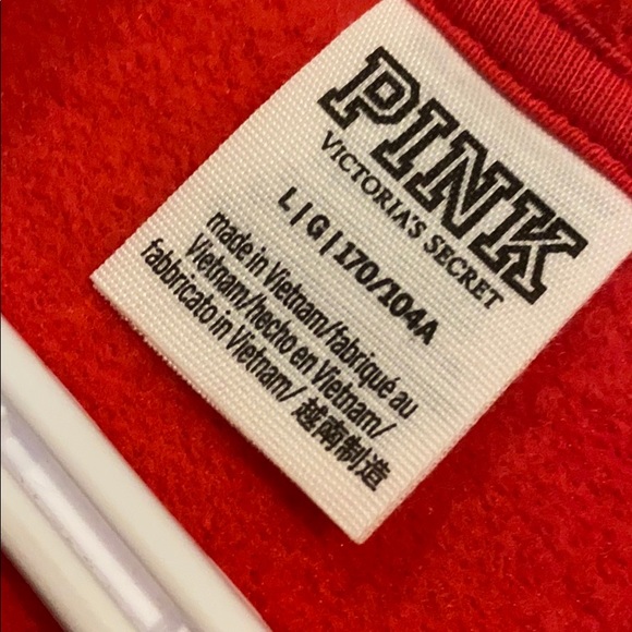 NWOT Vs pink zip up - Picture 3 of 3